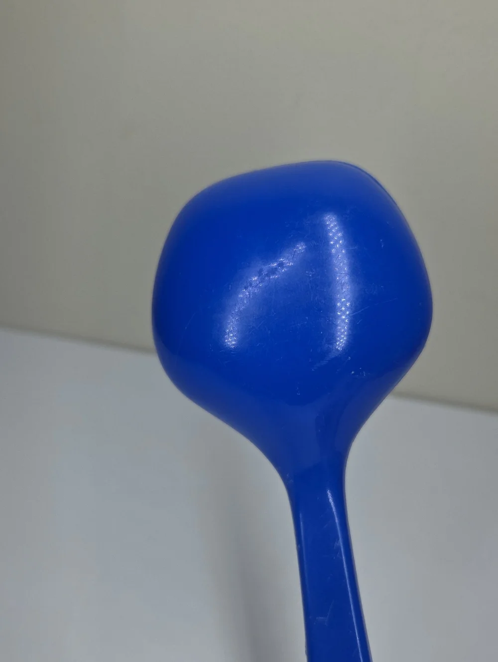 Vtg Gensini Italy Blue Plastic Serving Spon Utensil Plastic Retro